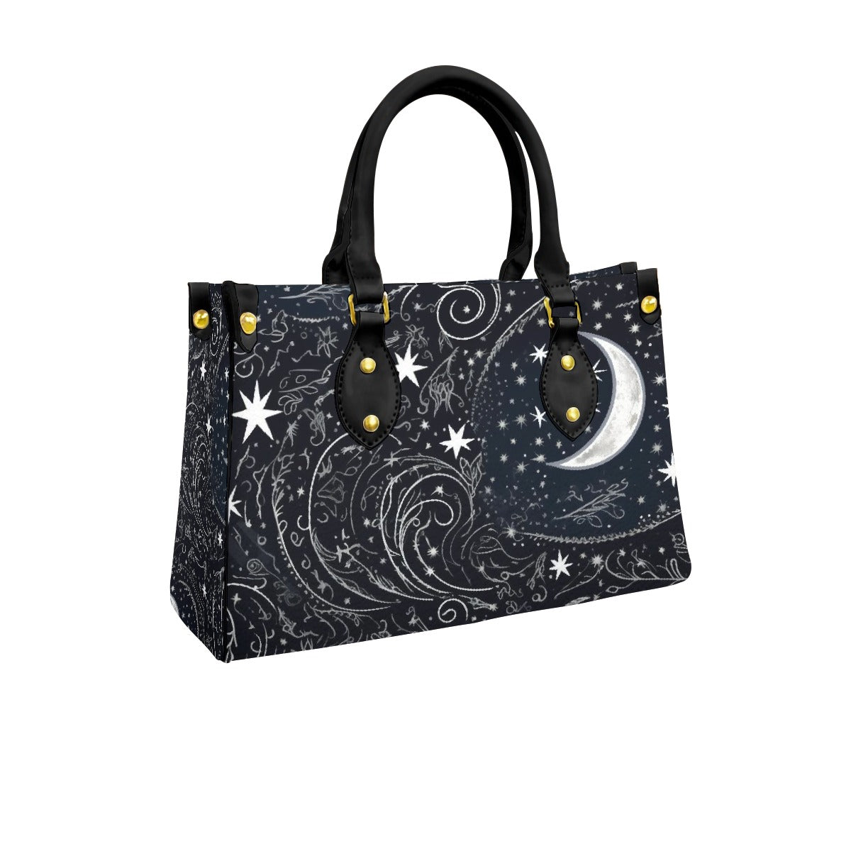 Women's Tote Bag With Black Handle