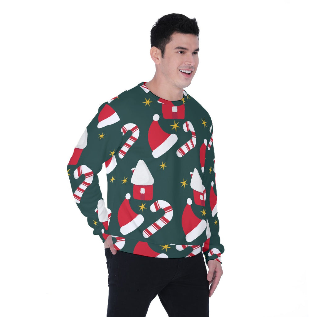 All-Over Print Men's Heavy Fleece Sweatshirt