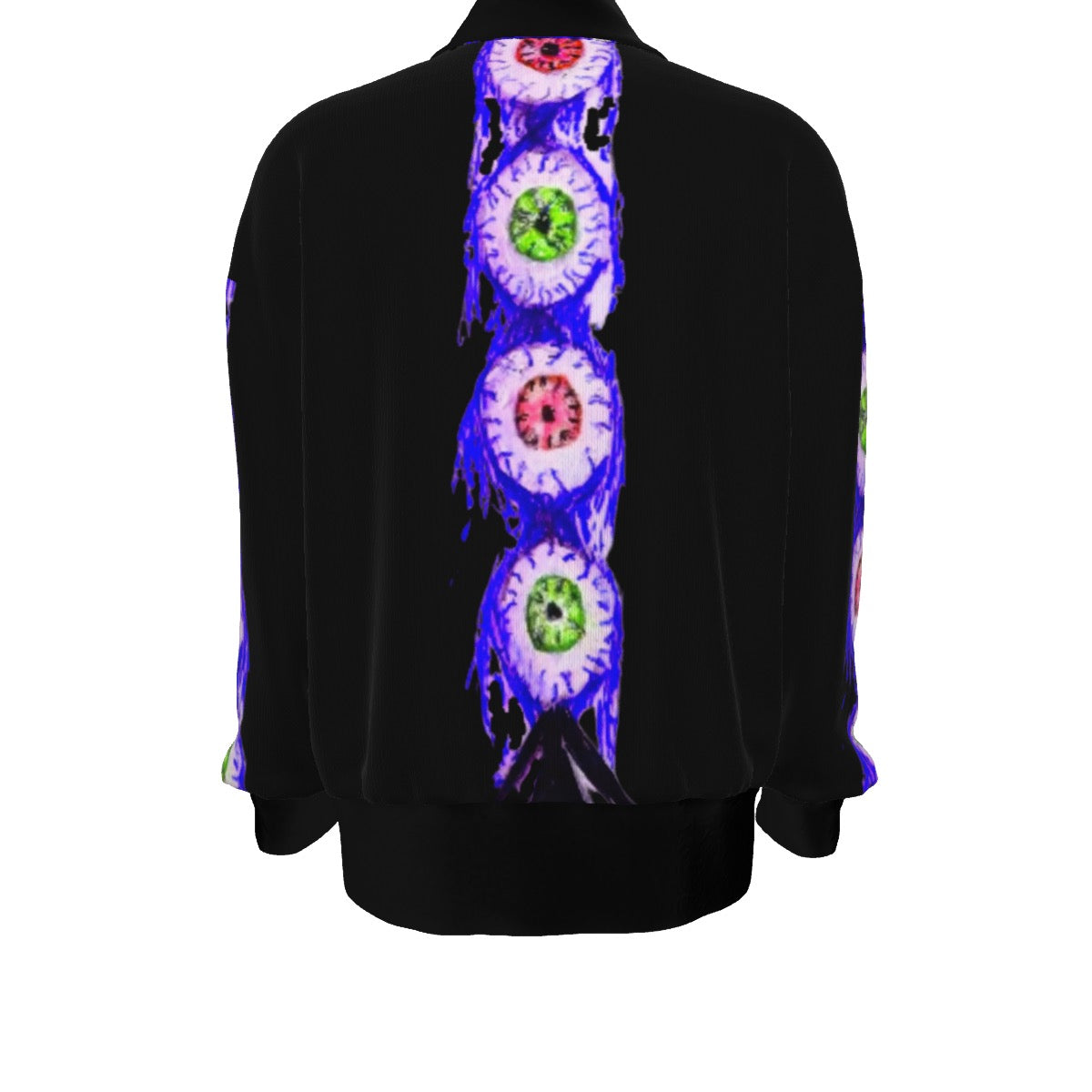 All-Over Print Unisex Knitted Fleece Lapel Outwear