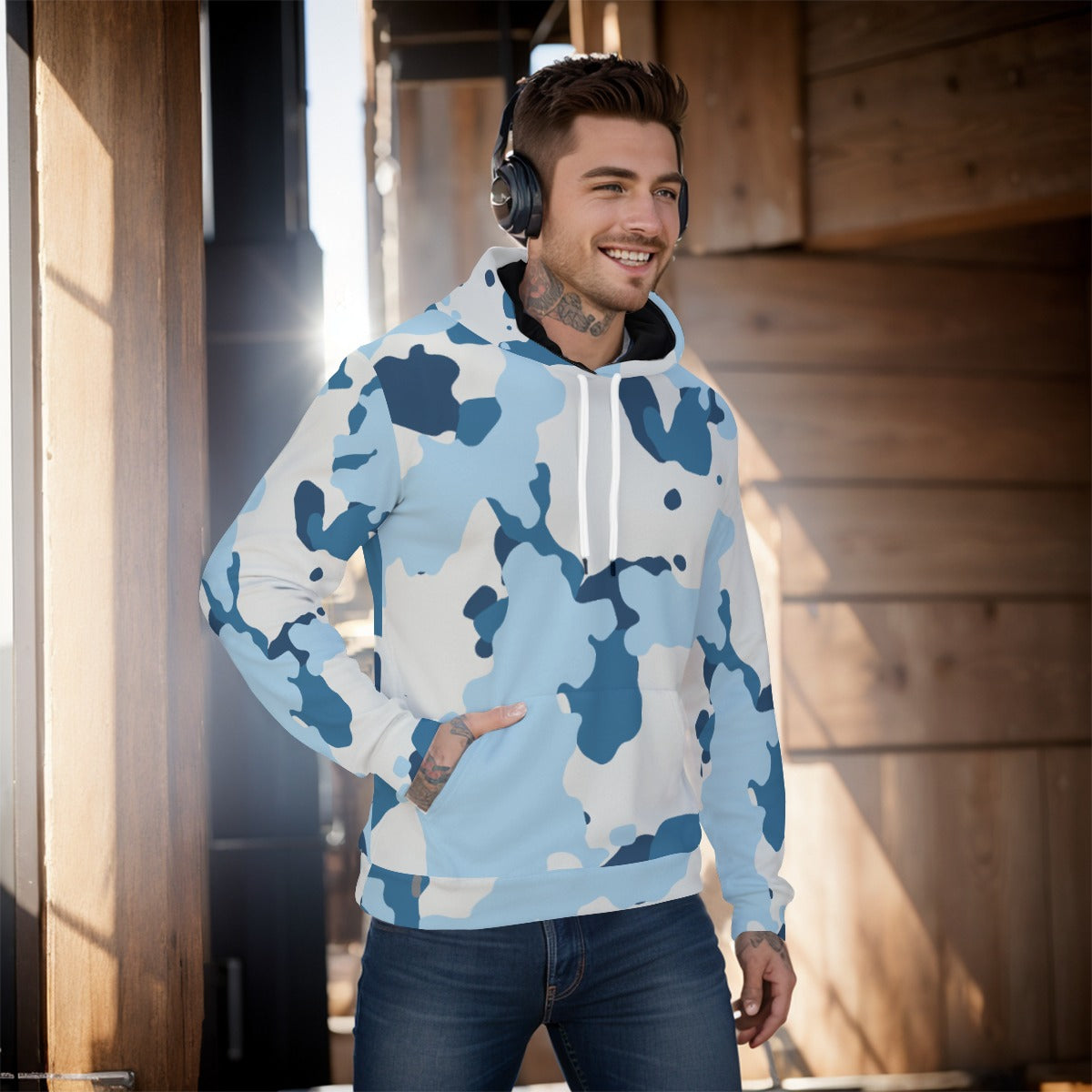 All-Over Print Men's Pullover Hoodie
