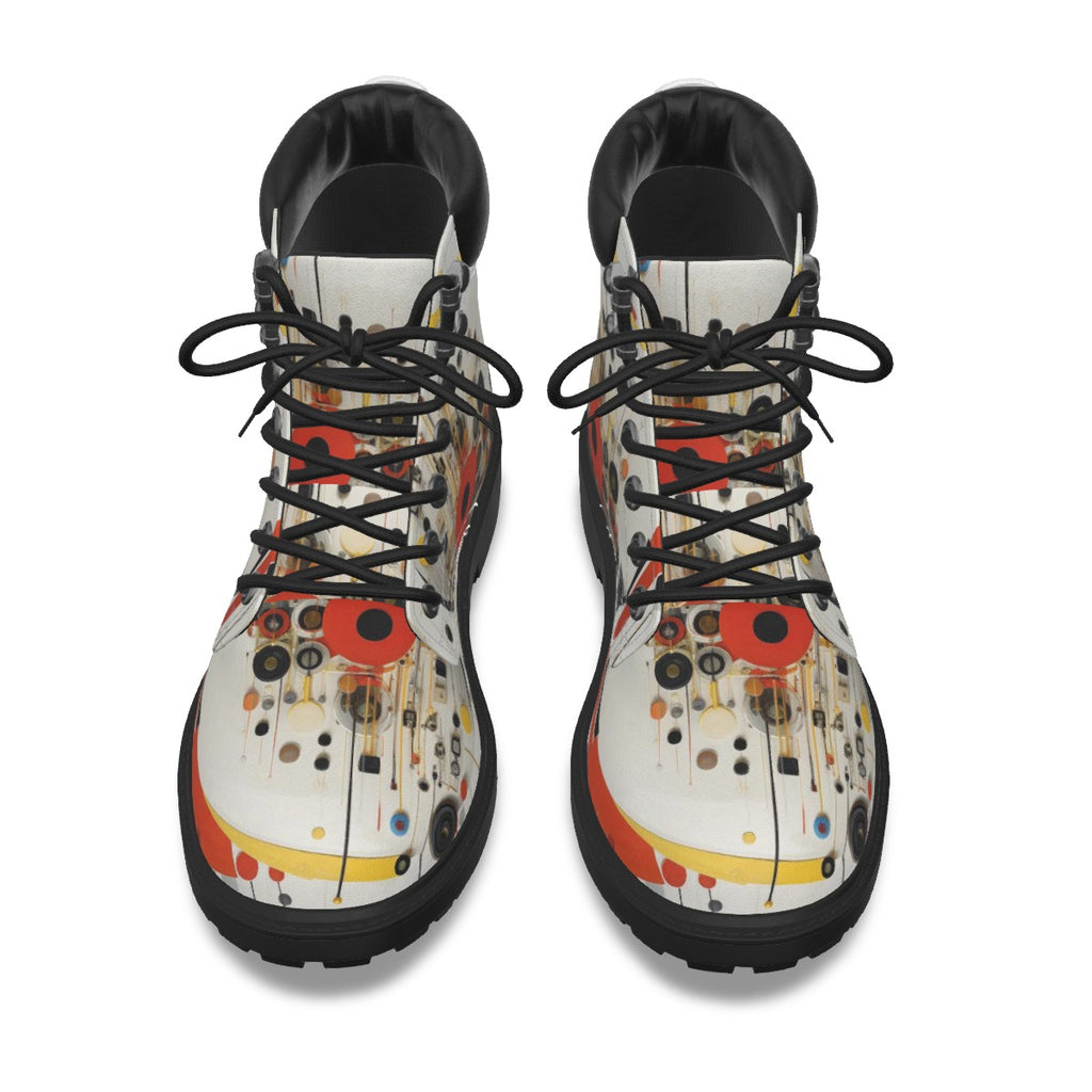 All-Over Print Men's Short Boots