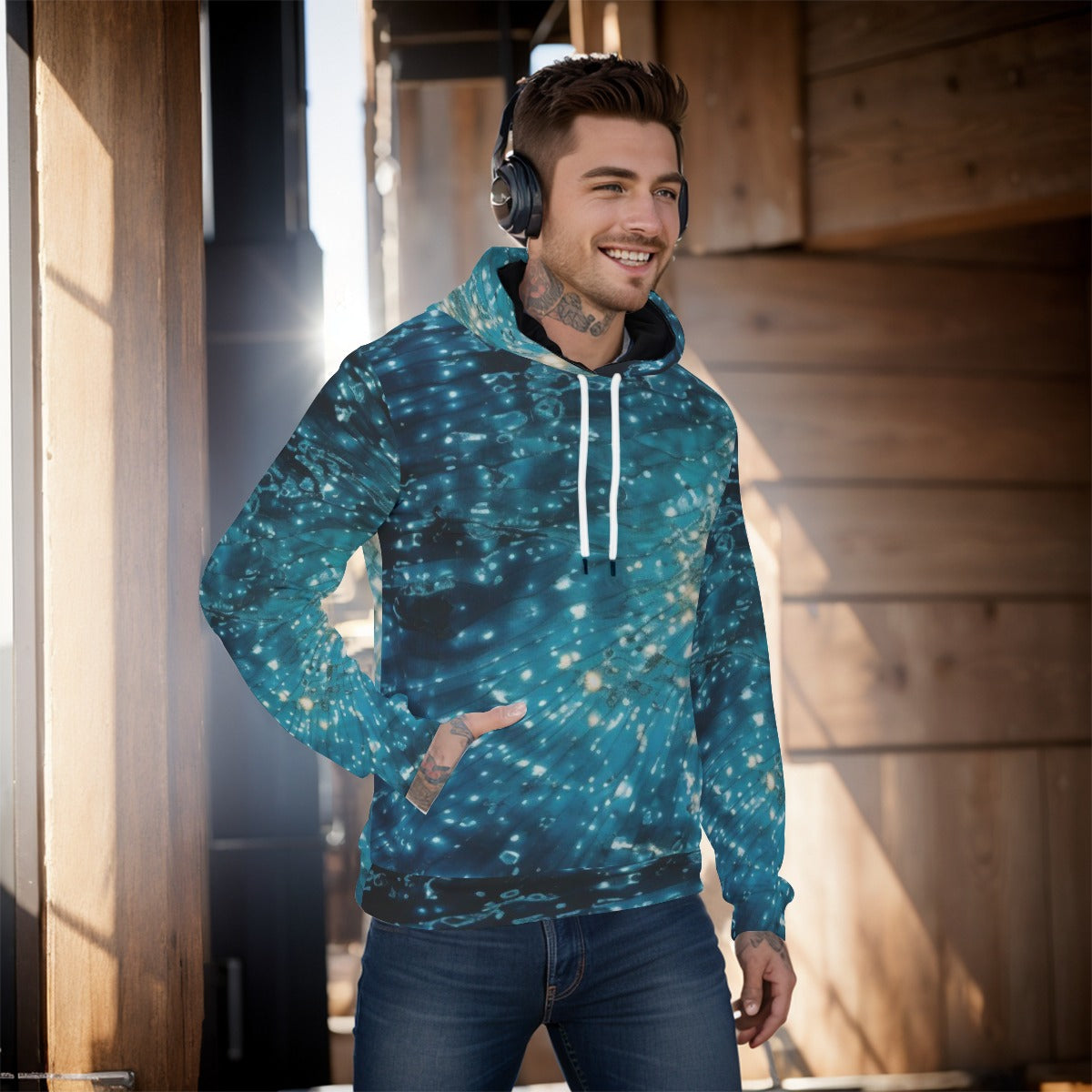 All-Over Print Men's Pullover Hoodie