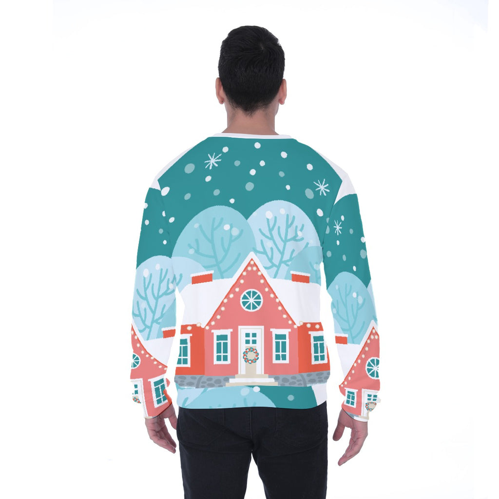 All-Over Print Men's Heavy Fleece Sweatshirt