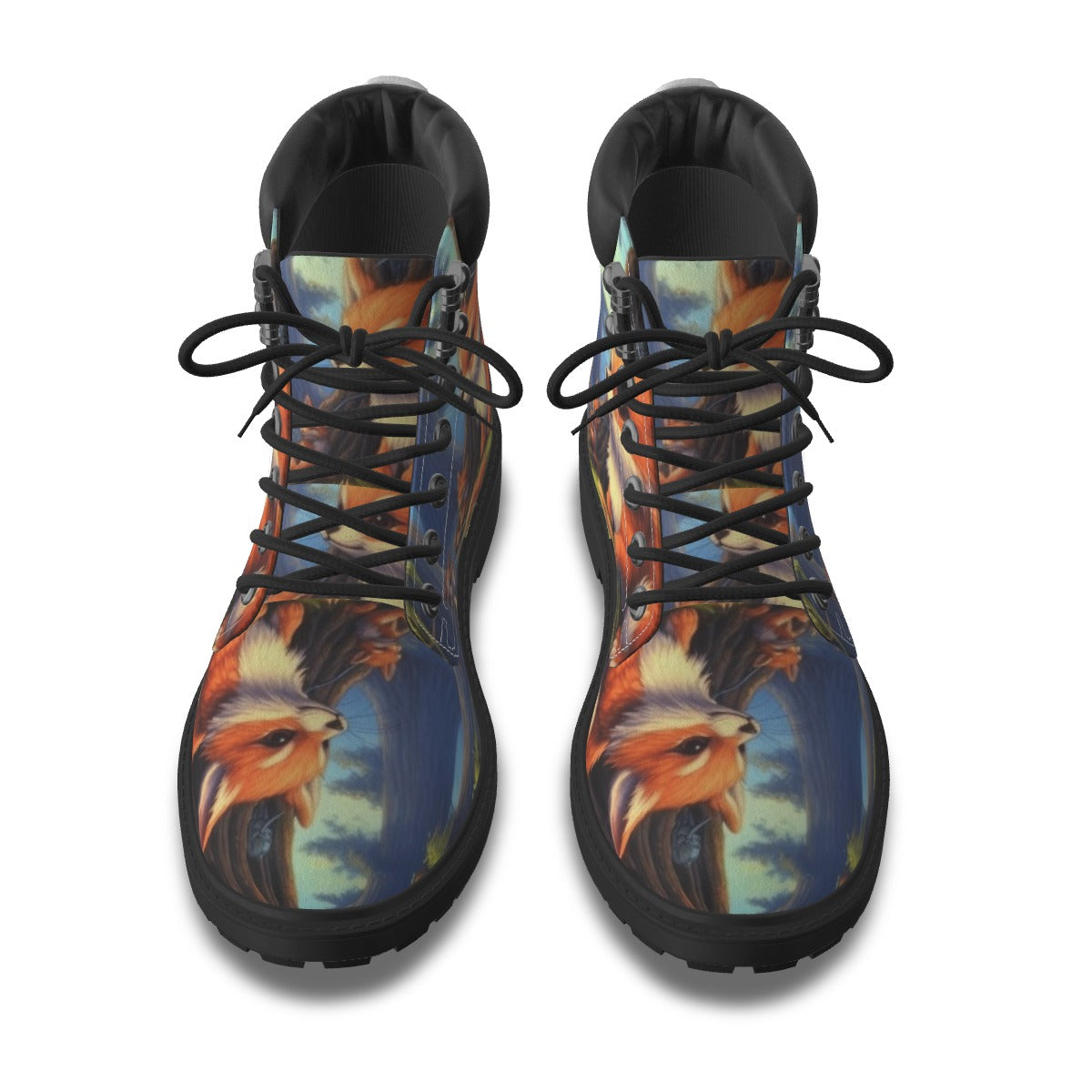 All-Over Print Men's Short Boots