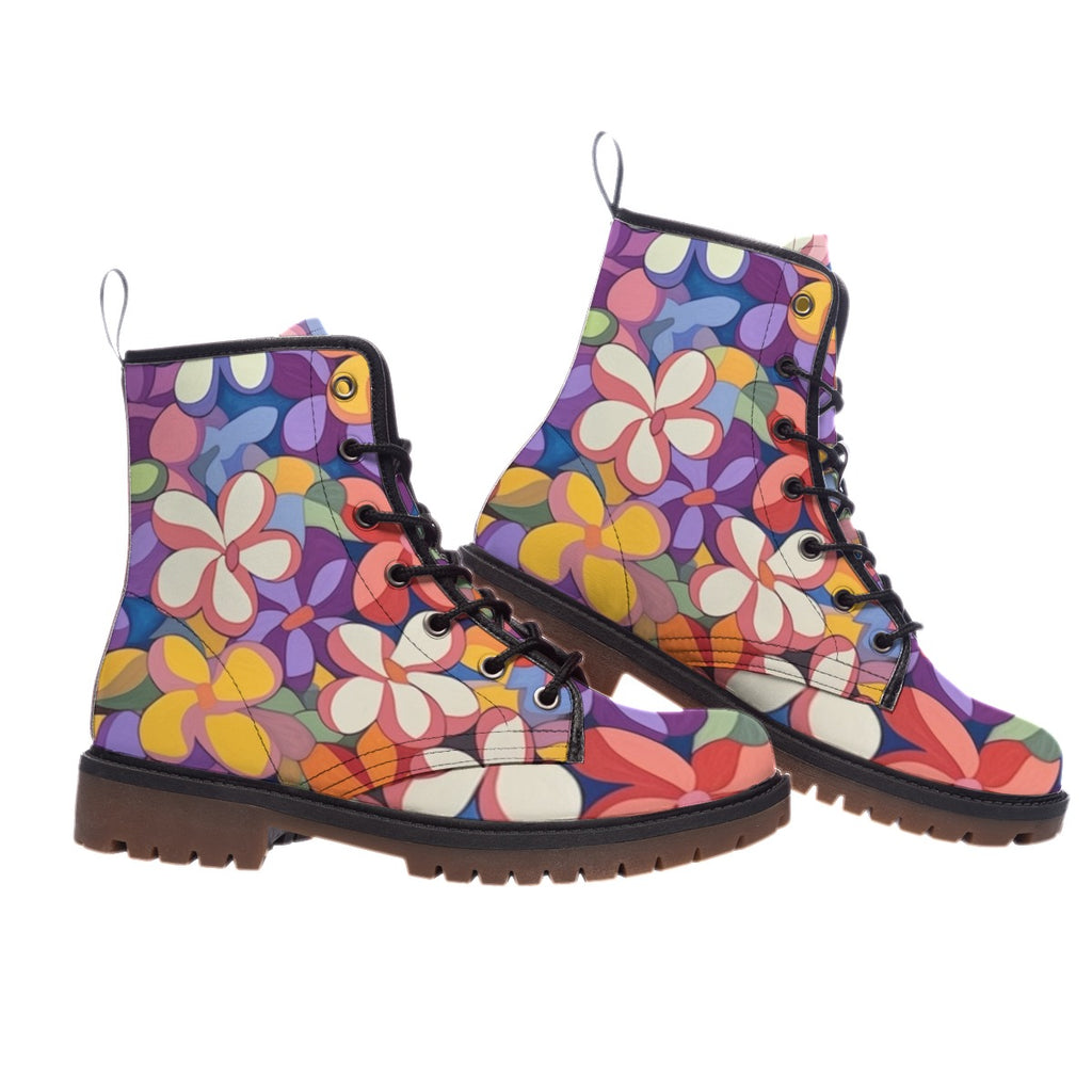 All-Over Print Men's Martin Short Boots
