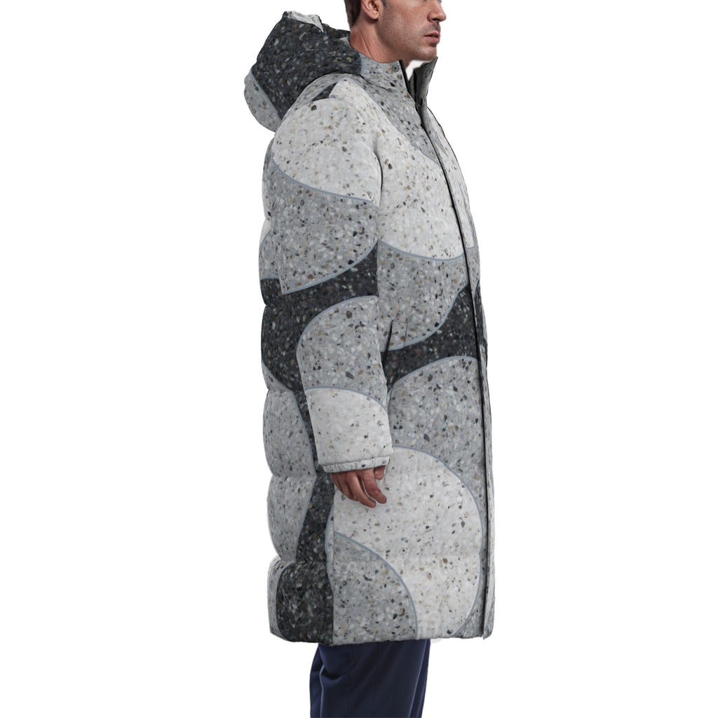 All-Over Print Unisex Long Down Jacket