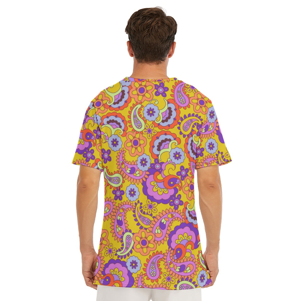 All-Over Print Men's O-Neck T-Shirt | 190GSM Cotton