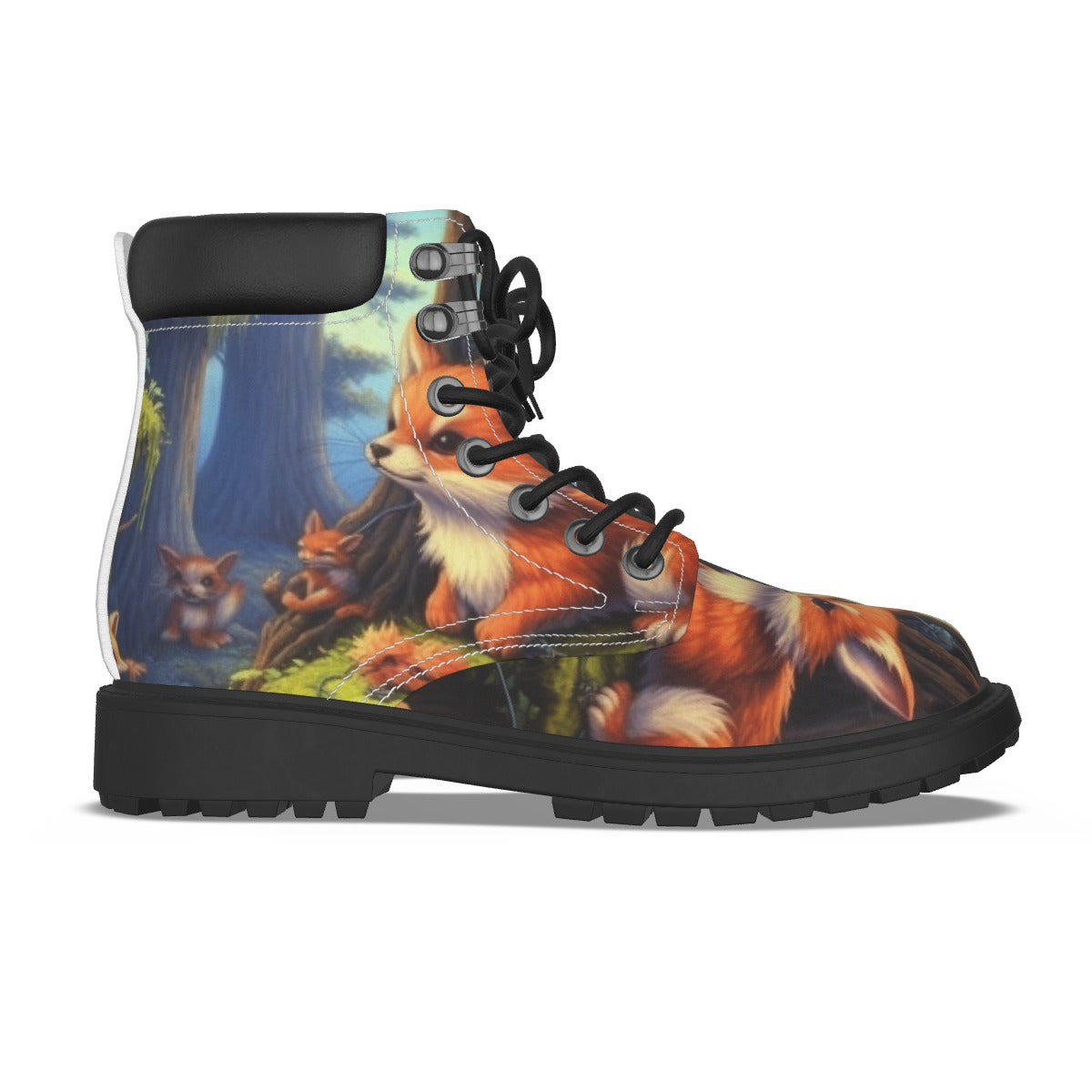 All-Over Print Men's Short Boots