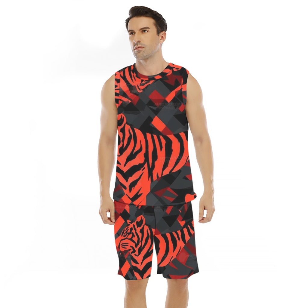 All-Over Print Men's Basketball Suit