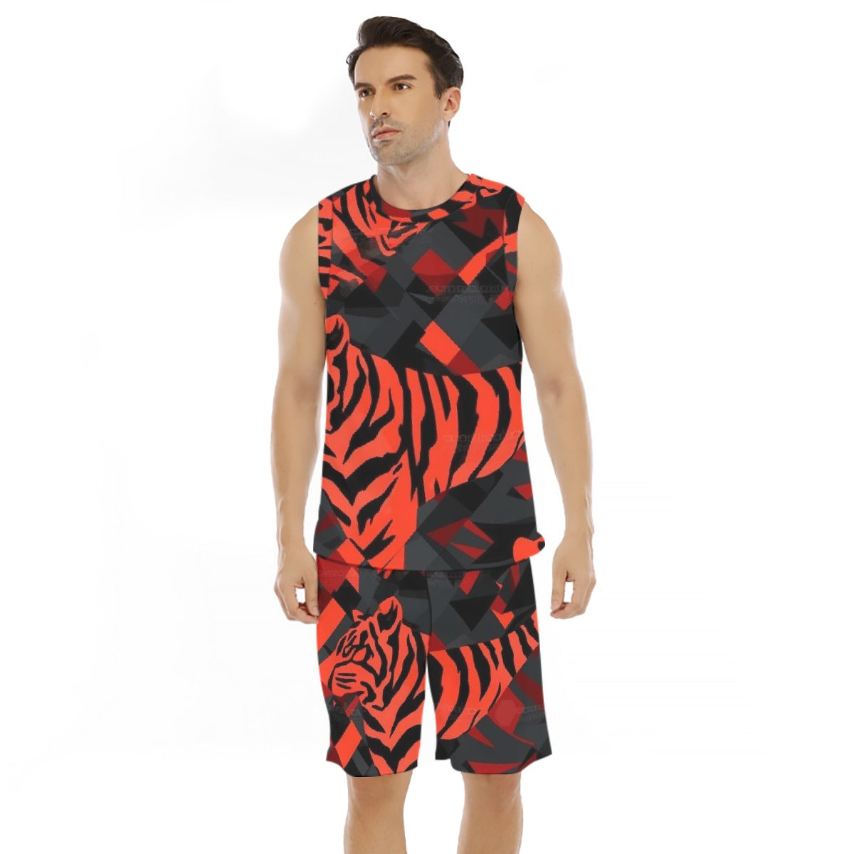 All-Over Print Men's Basketball Suit