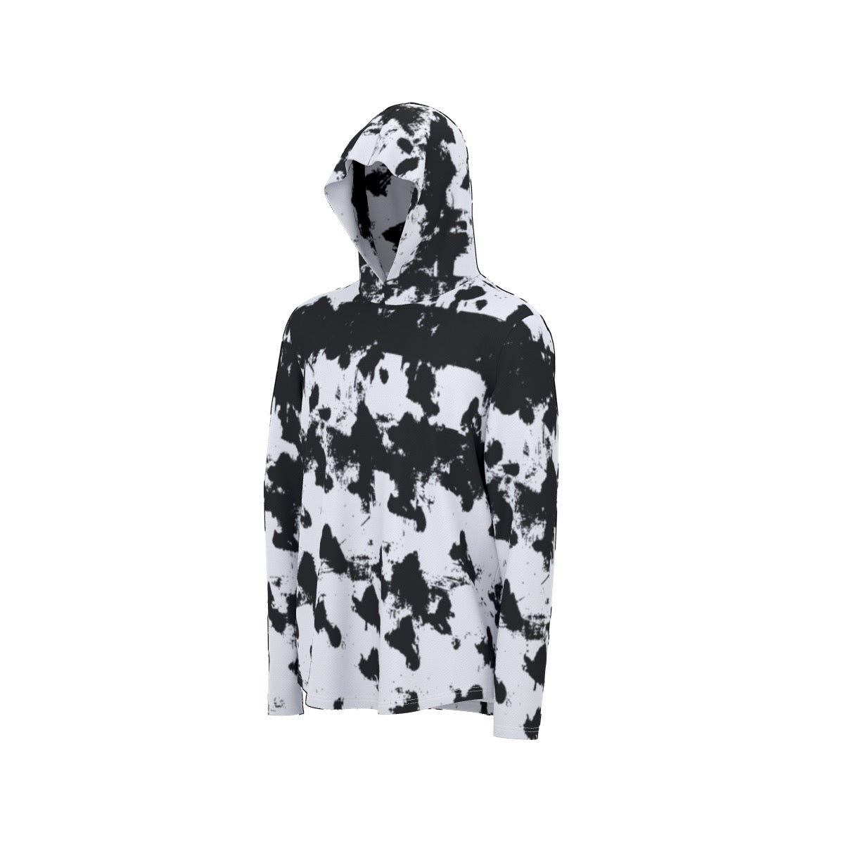All-Over Print Men's Sunscreen  Sports Hoodie With Thumb Holes