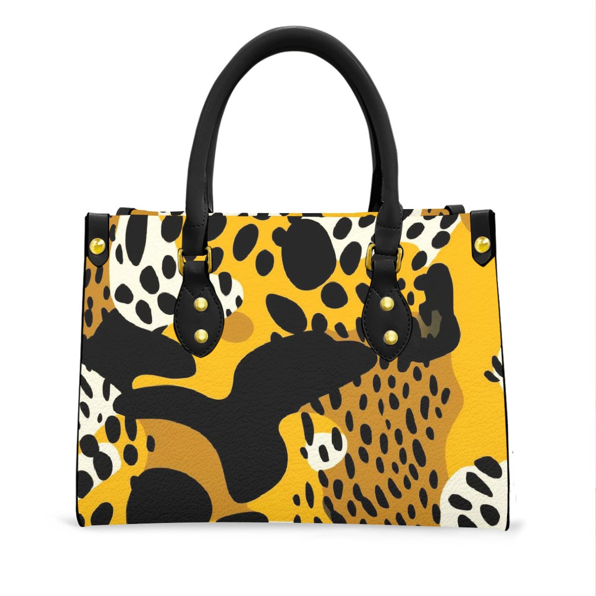 Women's Tote Bag With Black Handle