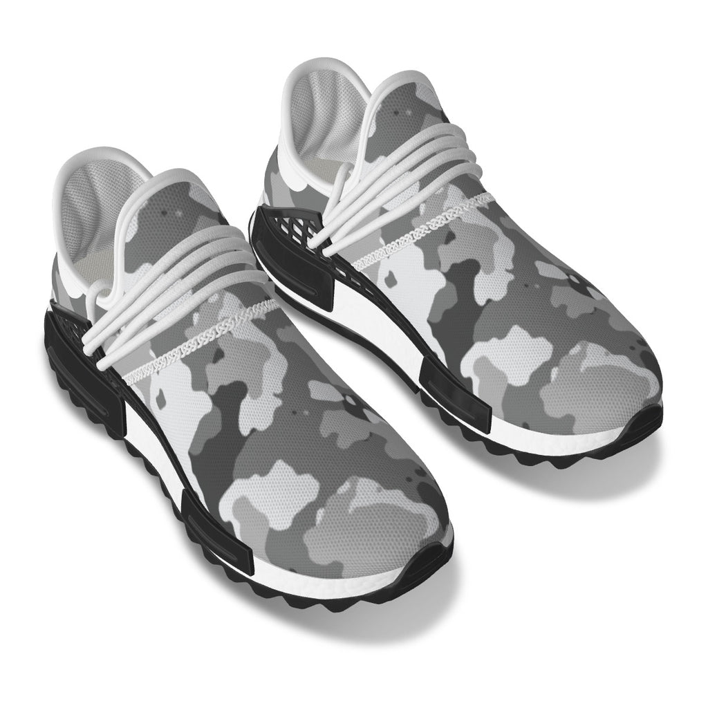 All-Over Print Men's Mesh Sneakers