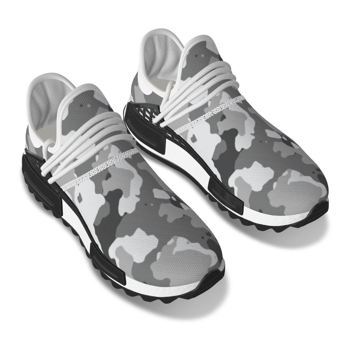All-Over Print Men's Mesh Sneakers