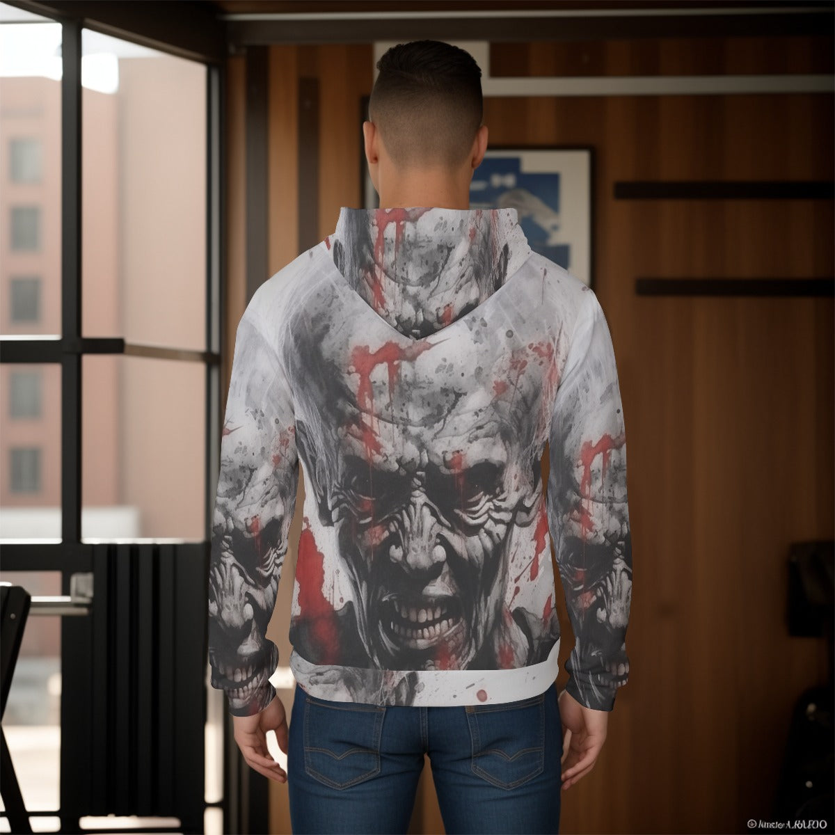 All-Over Print Men's Pullover Hoodie