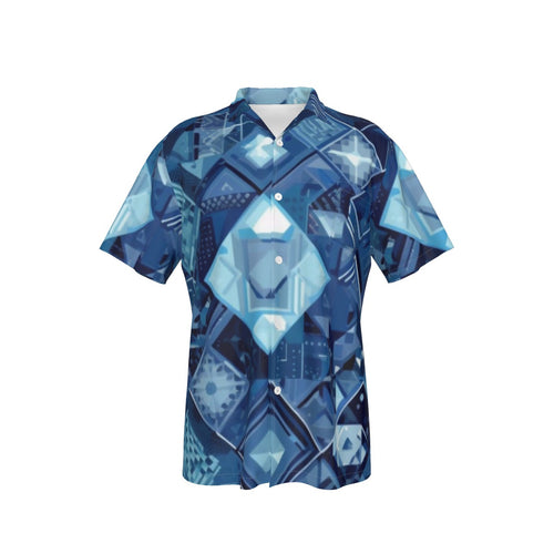 All-Over Print Men's Hawaiian Shirt With Pocket