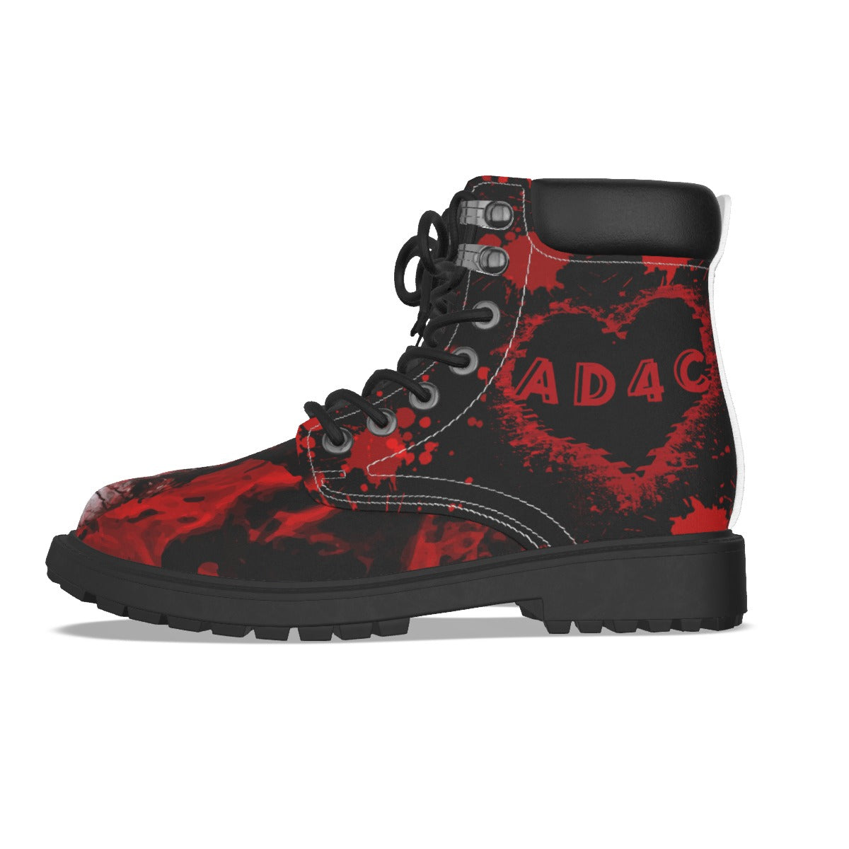 All-Over Print Men's Short Boots