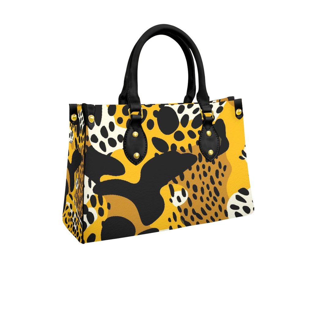 Women's Tote Bag With Black Handle