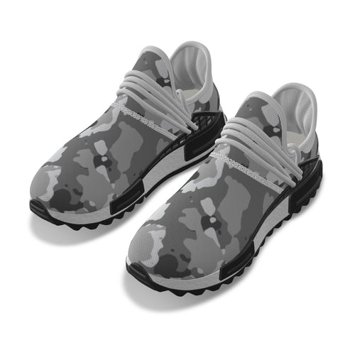 All-Over Print Men's Mesh Sneakers