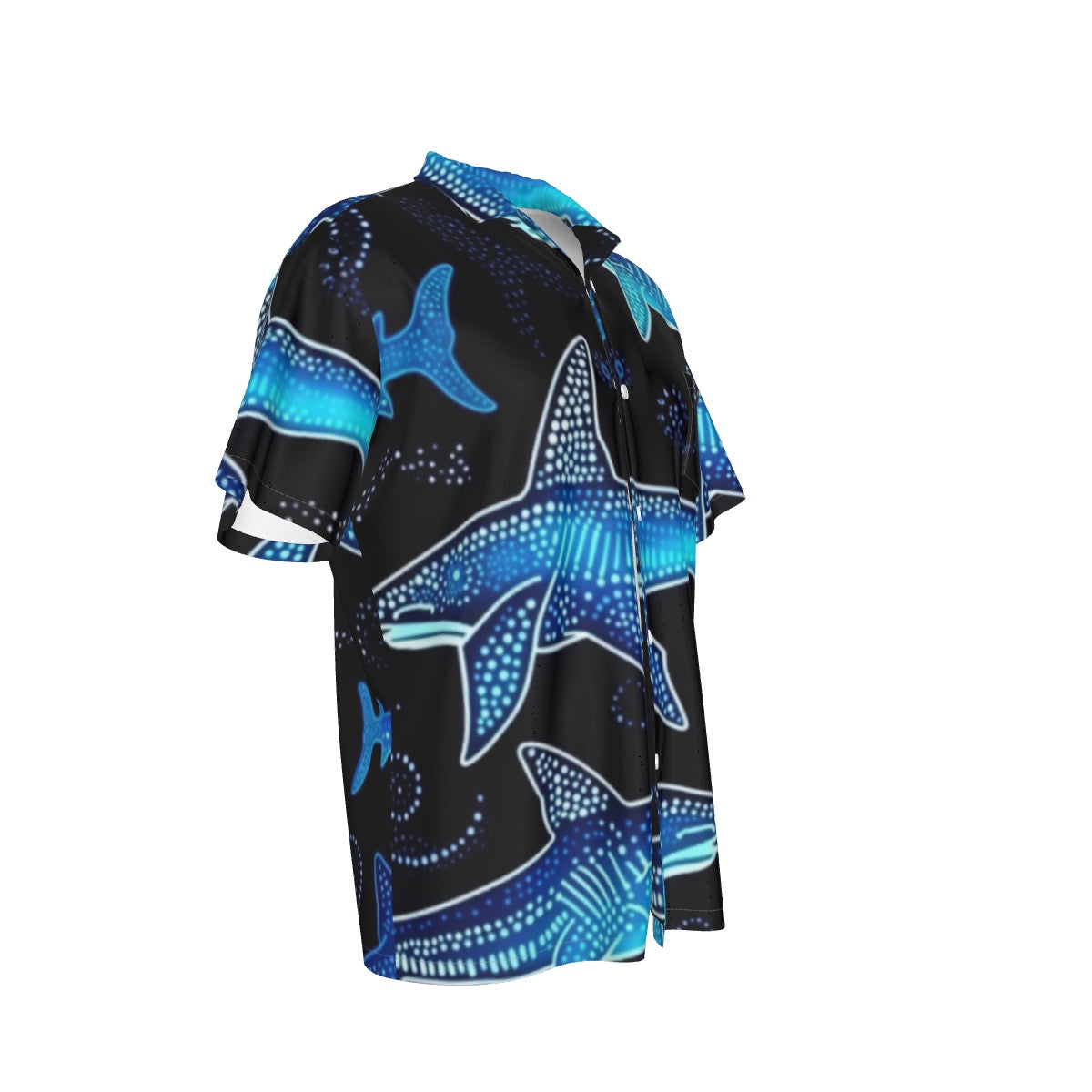 All-Over Print Men's Hawaiian Shirt With Pocket