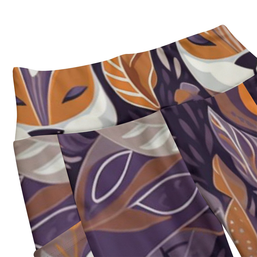 All-Over Print Women's High Waist Leggings With Side Pocket