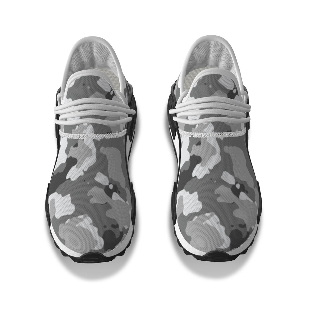 All-Over Print Men's Mesh Sneakers