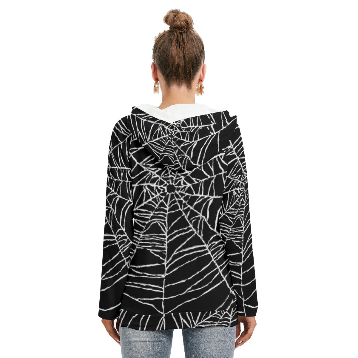 All-Over Print Women's Hoodie With Double Hood