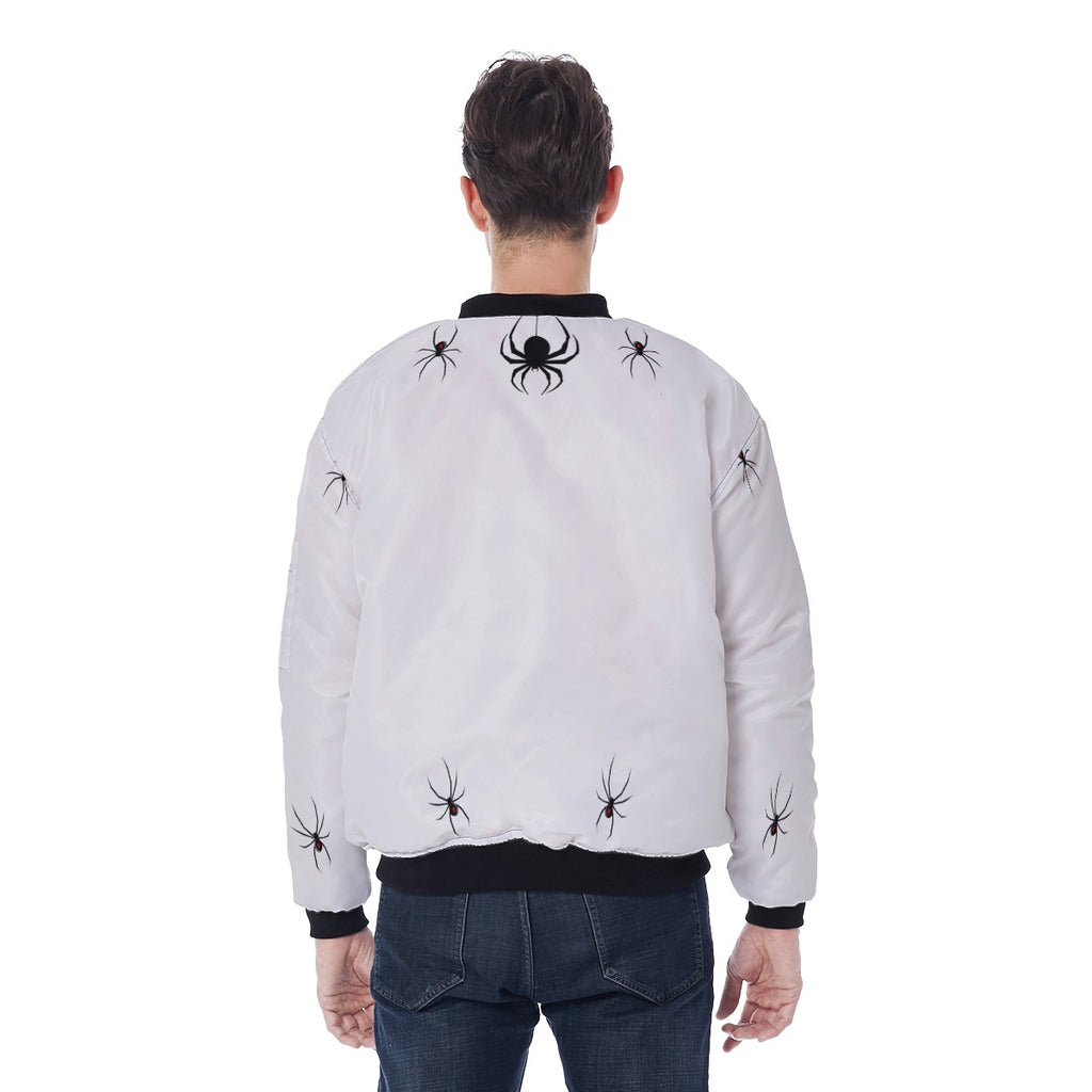 All-Over Print Men's Jacket With Sleeve Pocket