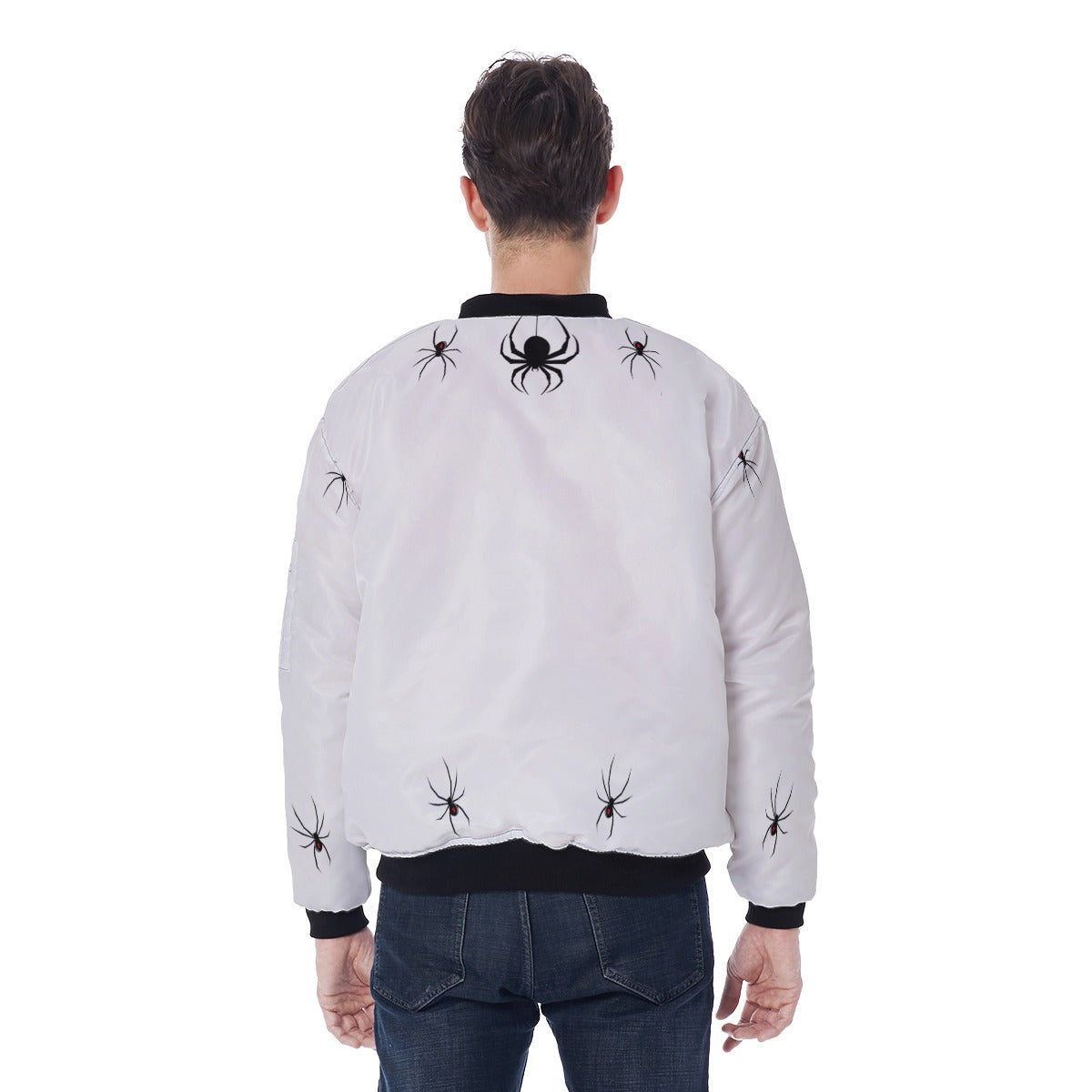 All-Over Print Men's Jacket With Sleeve Pocket