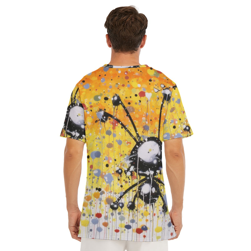 All-Over Print Men's O-Neck T-Shirt | 190GSM Cotton