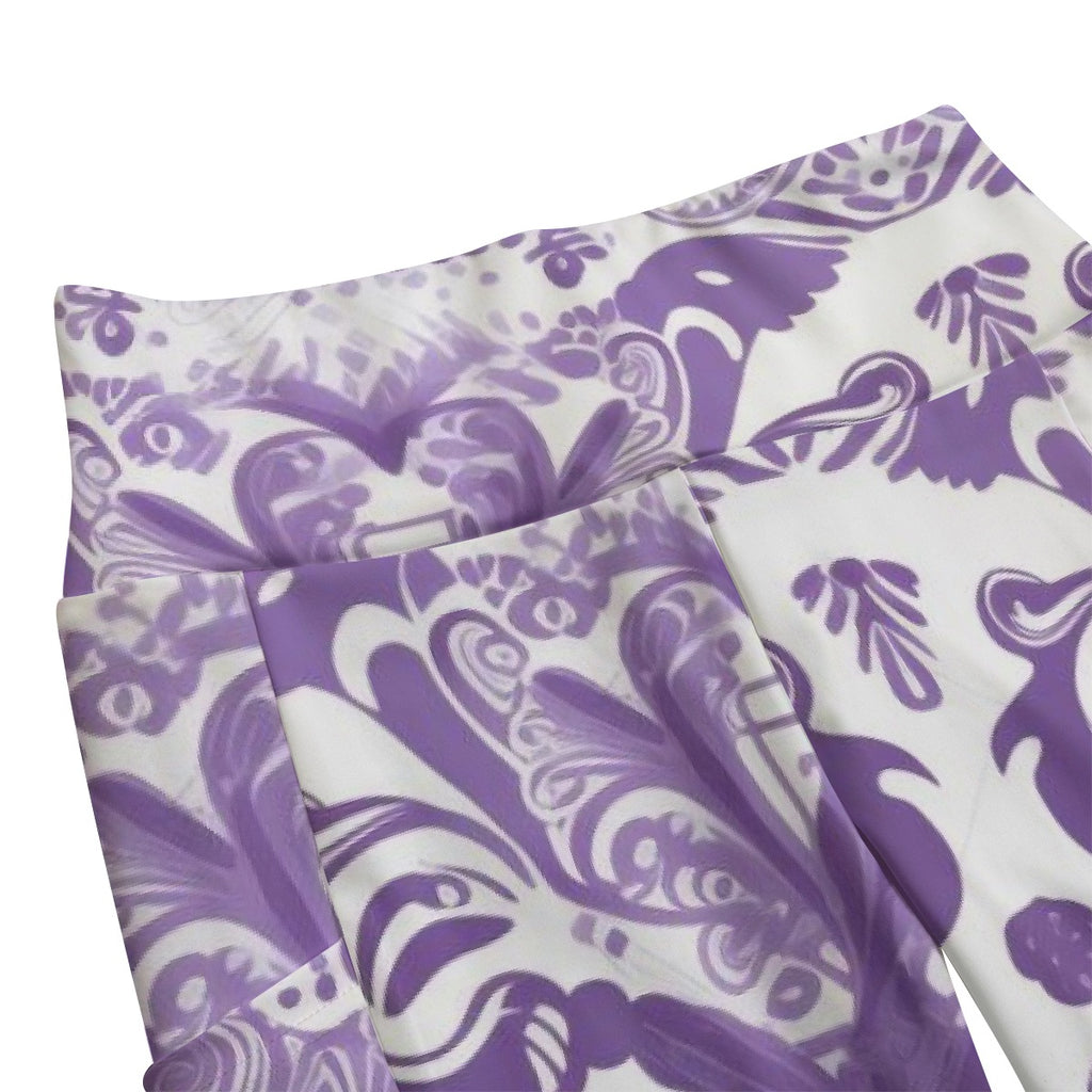 All-Over Print Women's High Waist Leggings With Side Pocket