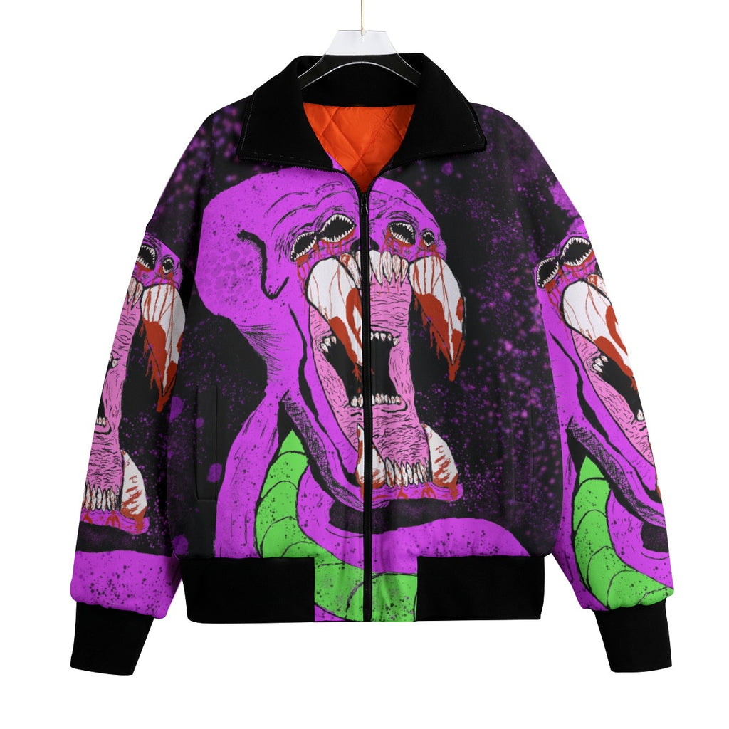 All-Over Print Unisex Knitted Fleece Lapel Outwear