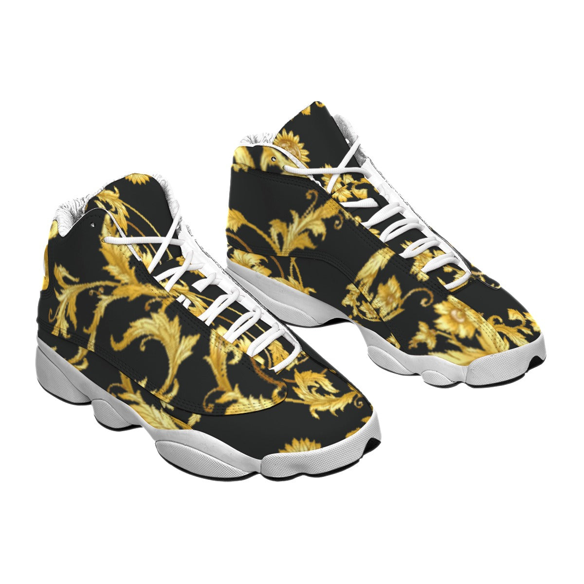 Men's Curved Basketball Shoes With Thick Soles