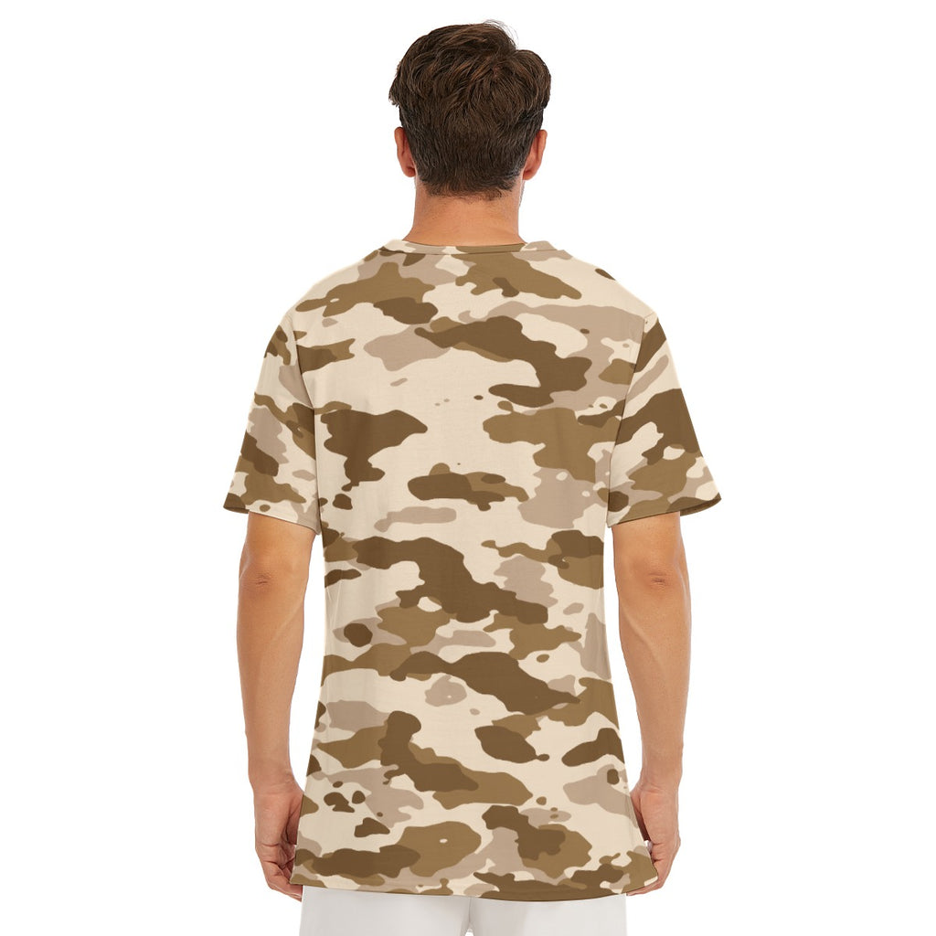 All-Over Print Men's O-Neck T-Shirt | 190GSM Cotton