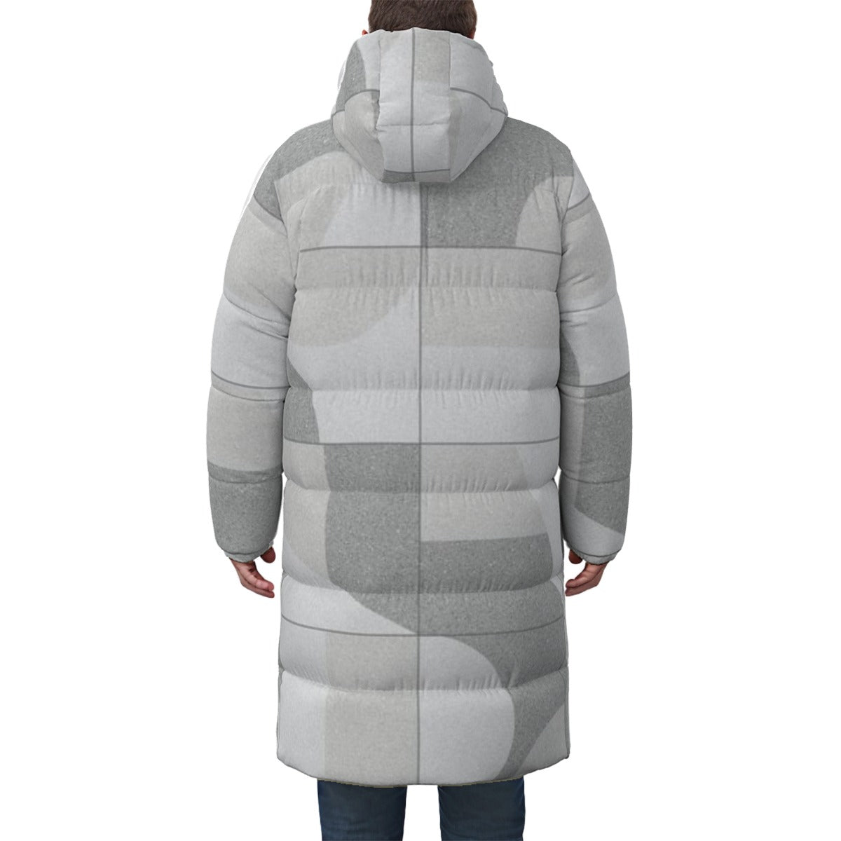 All-Over Print Unisex Long Down Jacket