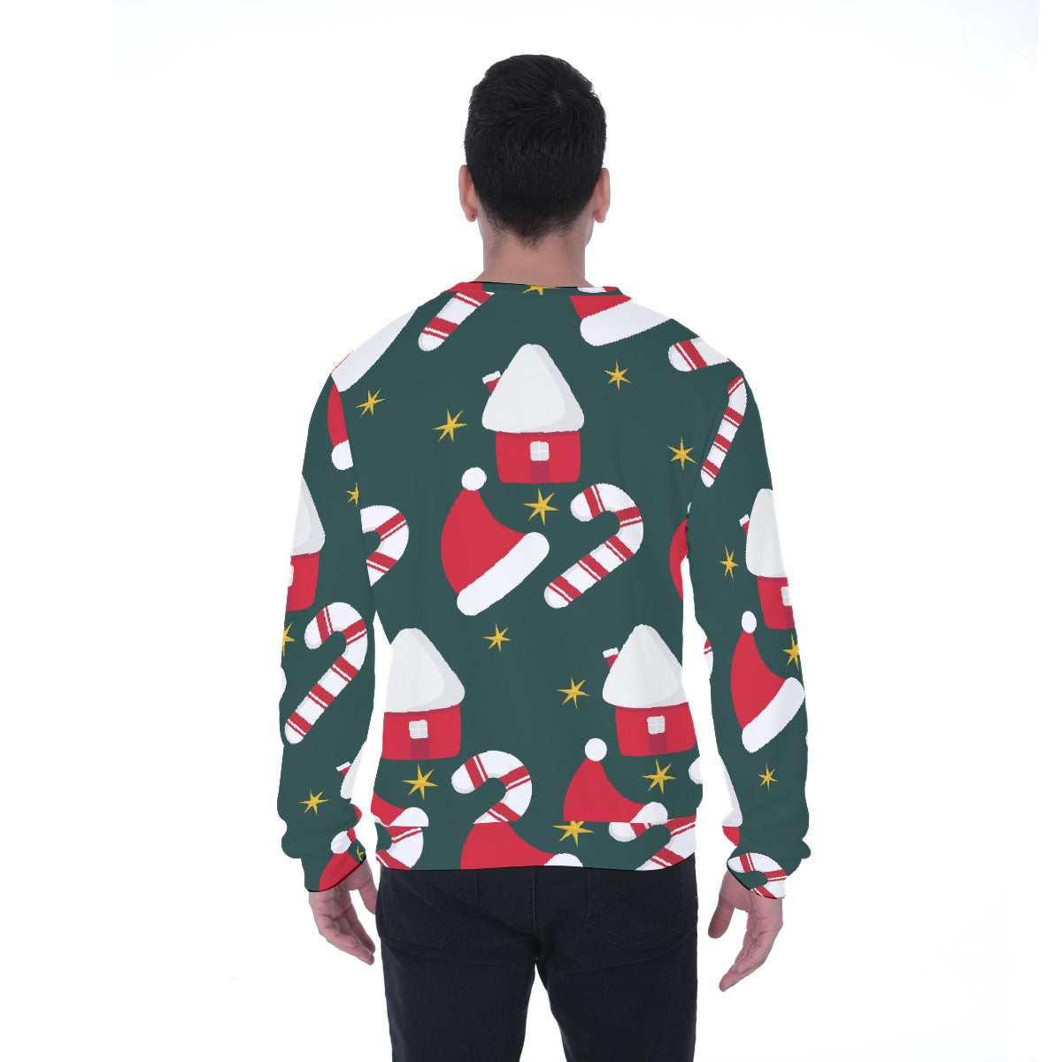 All-Over Print Men's Heavy Fleece Sweatshirt