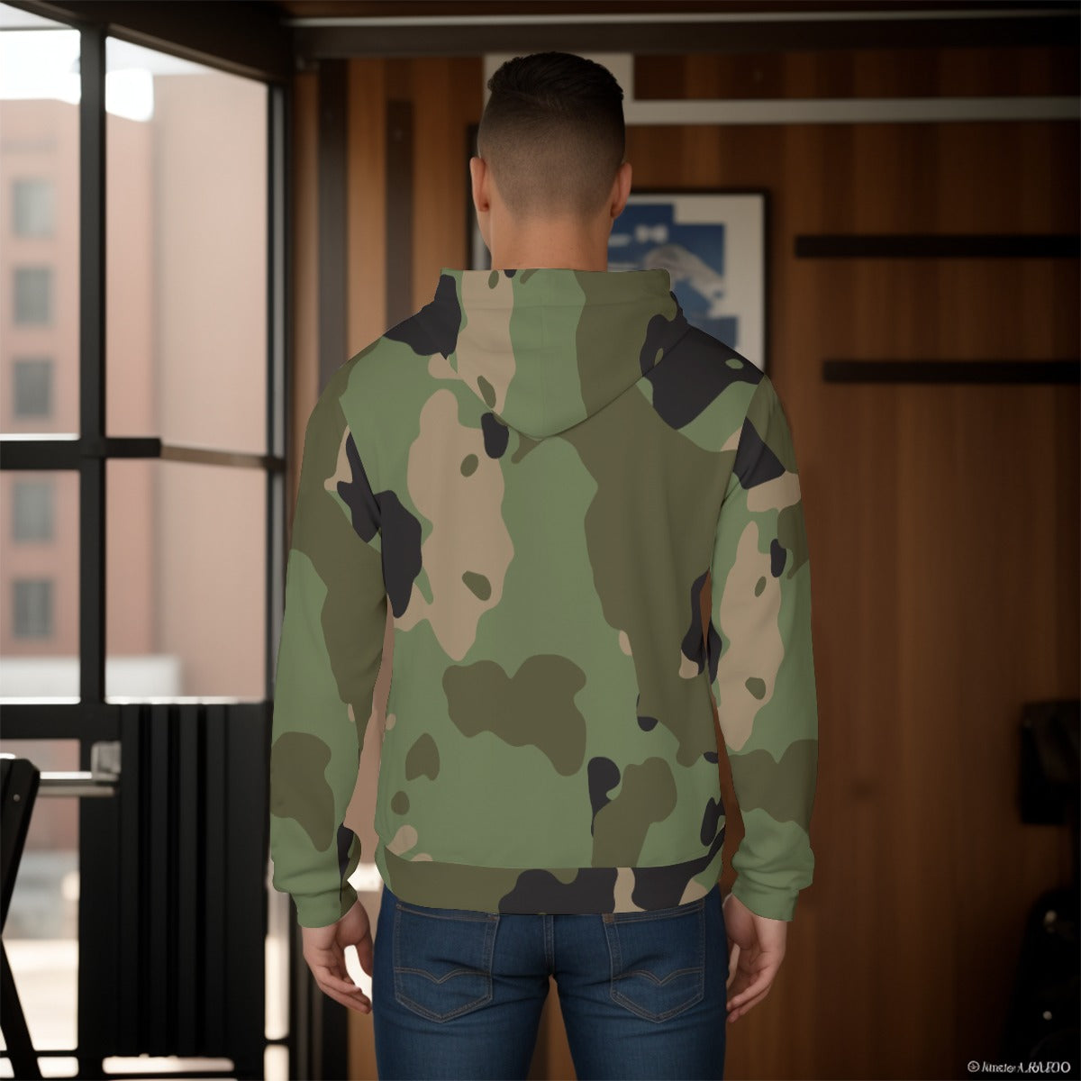 All-Over Print Men's Pullover Hoodie