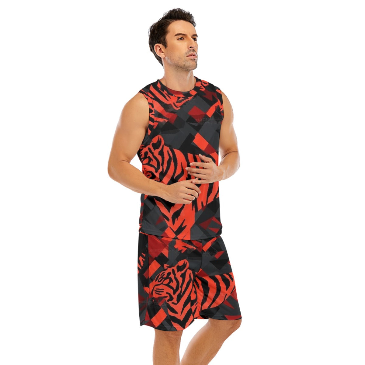 All-Over Print Men's Basketball Suit