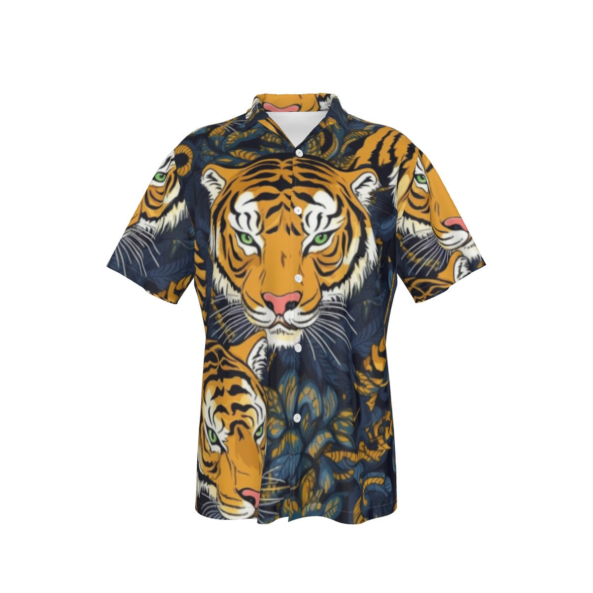 All-Over Print Men's Hawaiian Shirt With Pocket