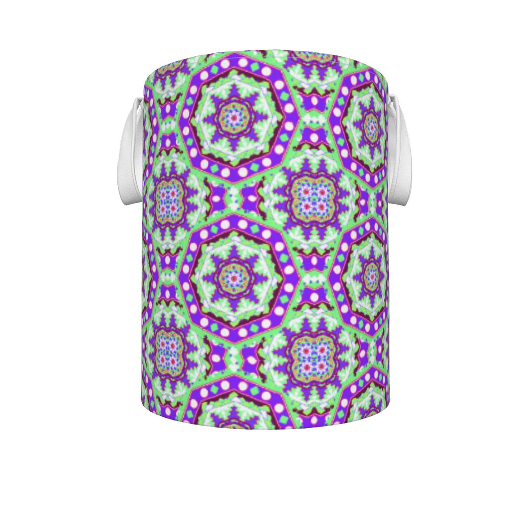 All-Over Print Foldable Laundry Basket