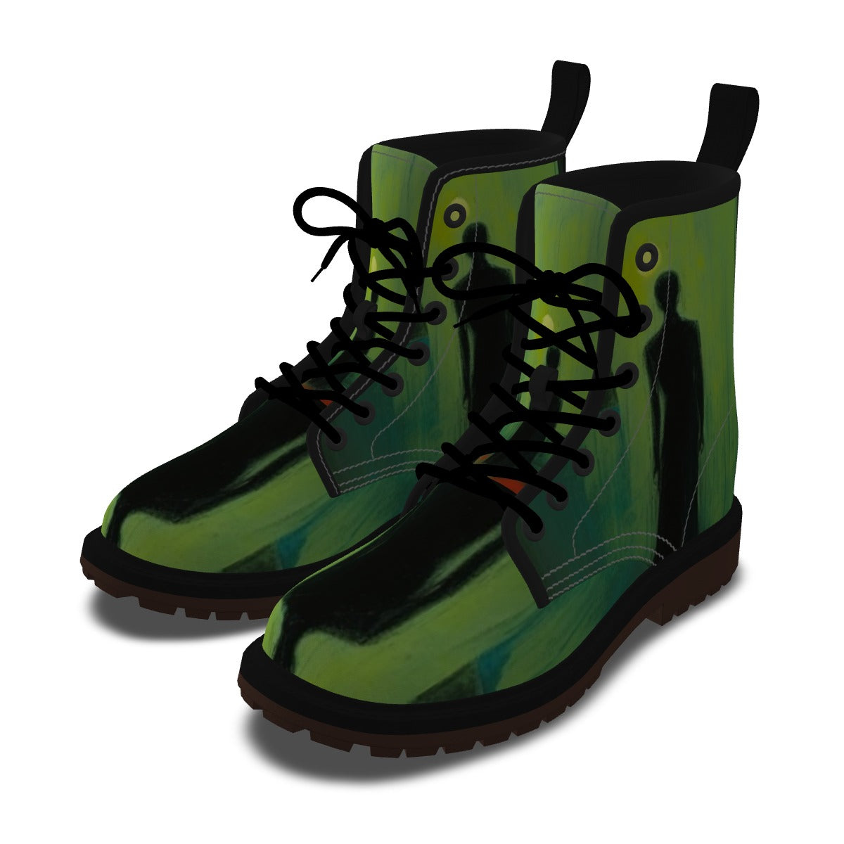 All-Over Print Men's Martin Short Boots