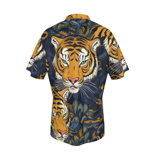 All-Over Print Men's Hawaiian Shirt With Pocket