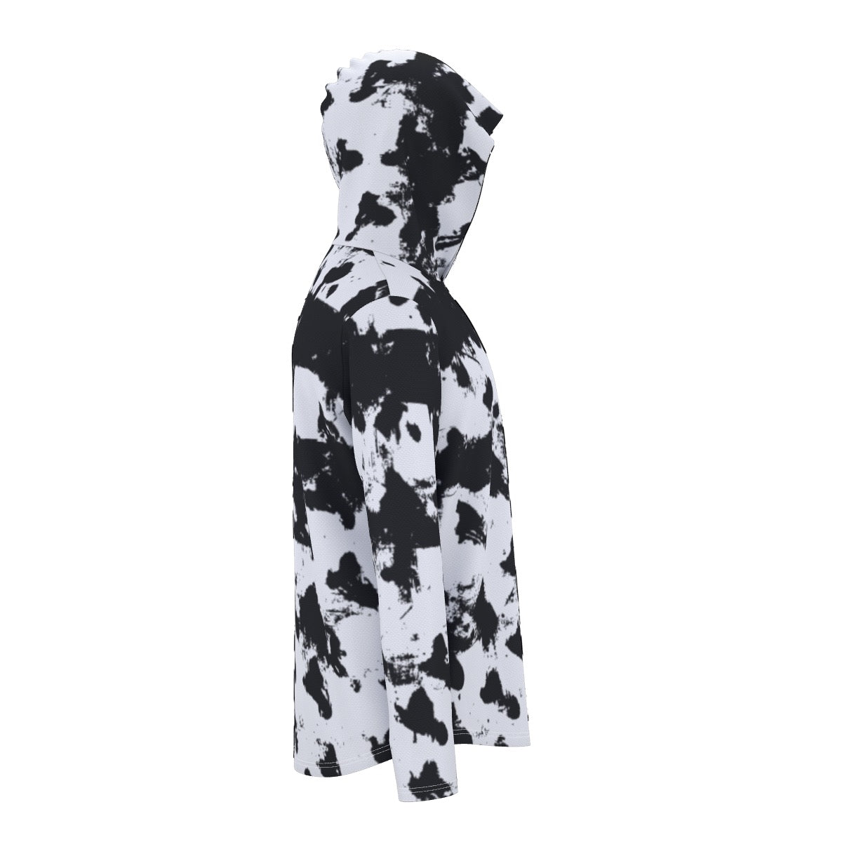 All-Over Print Men's Sunscreen  Sports Hoodie With Thumb Holes