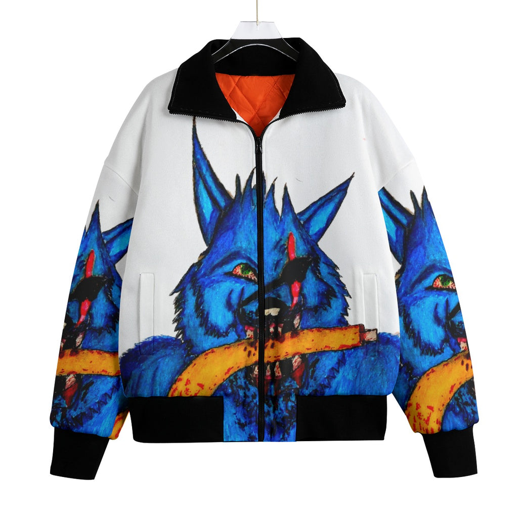 All-Over Print Unisex Knitted Fleece Lapel Outwear