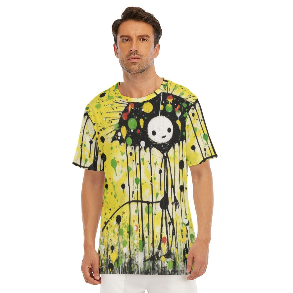 All-Over Print Men's O-Neck T-Shirt | 190GSM Cotton