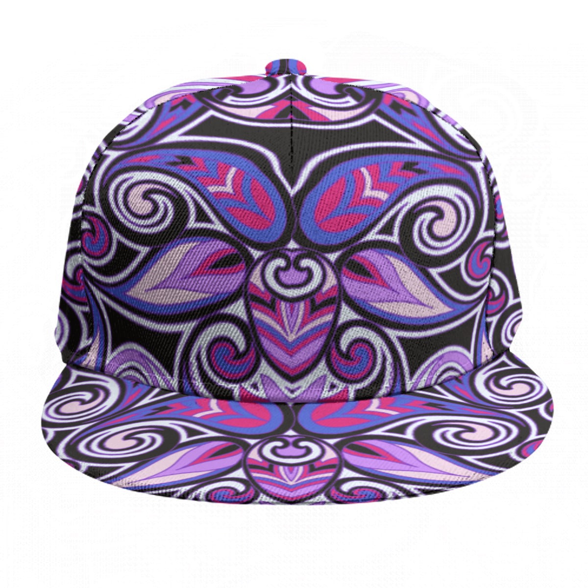 Baseball Cap With Flat Brim