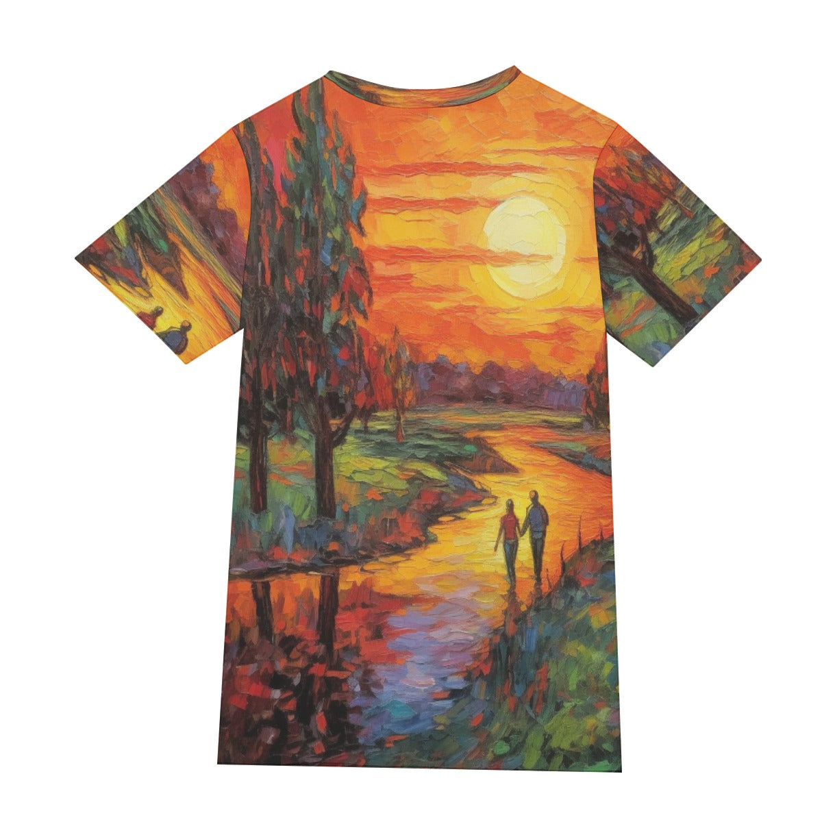 All-Over Print Men's O-Neck T-Shirt | 190GSM Cotton