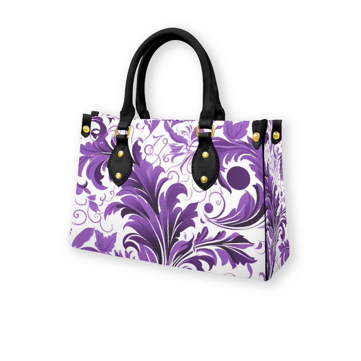 Women's Tote Bag With Black Handle