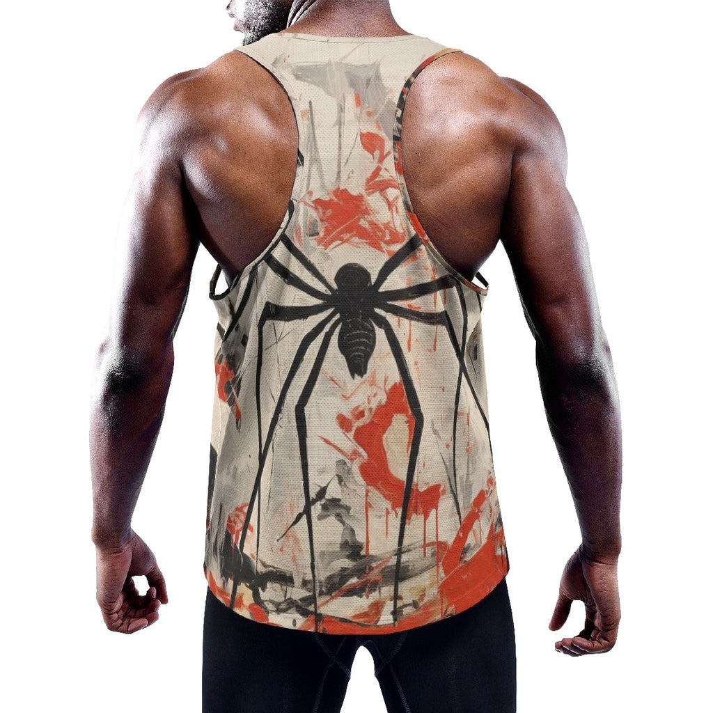All-Over Print Men's Slim Y-Back Muscle Tank Top