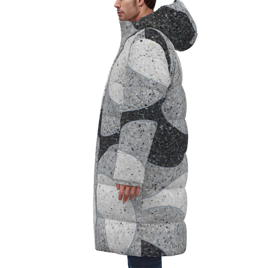 All-Over Print Unisex Long Down Jacket